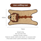 New Lion Crocodile Dog Sniff Pad Creative Choke Prevention Training Pet Slow Food Pad Game Blanket With Ring Paper