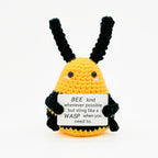 Handmade Knitted Doll Penguin Potato Turtle Dinosaur Donut Cartoon