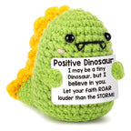 Handmade Knitted Doll Penguin Potato Turtle Dinosaur Donut Cartoon