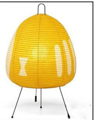Japanese retro rice paper table lamp style wabi sabi style ins cross-border high-end atmosphere bedside table lamp