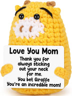Cute Positive Emotional Penguin Doll Beer Cup Handmade Knitted Turtle