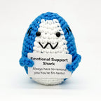 Handmade Knitted Doll Penguin Potato Turtle Dinosaur Donut Cartoon