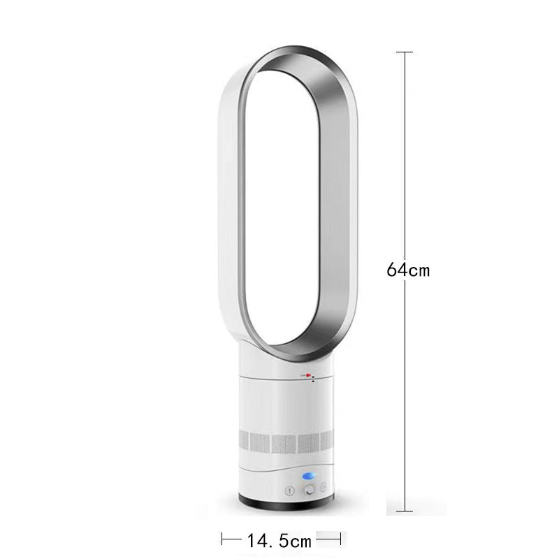 New 16" Bladeless Tower Fan with Remote, Quiet Floor Fan for Home