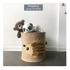 INS Cartoon Storage Basket Baby Dirty Clothes Basket Children's Toy Storage Bucket Felt Storage Bag Washable Clothes Storage