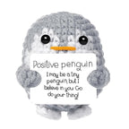 Handmade Knitted Doll Penguin Potato Turtle Dinosaur Donut Cartoon