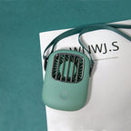 New product USB mini handheld cooling hanging neck small fan lazy sports portable fan