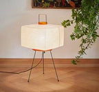Japanese retro rice paper table lamp style wabi sabi style ins cross-border high-end atmosphere bedside table lamp