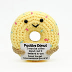 Handmade Knitted Doll Penguin Potato Turtle Dinosaur Donut Cartoon