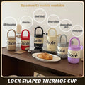 300ML 400ML Lock Shaped Insulation Cup Can Be Used to Cross Carry Large Capacity Traveling Water Cup Coffee Cup Lock Lock Cup