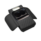 Car Armrest Pad Multi-functional Cup Holder Car Tissue Box Automotive Interior Leather Armrest Riser Pad