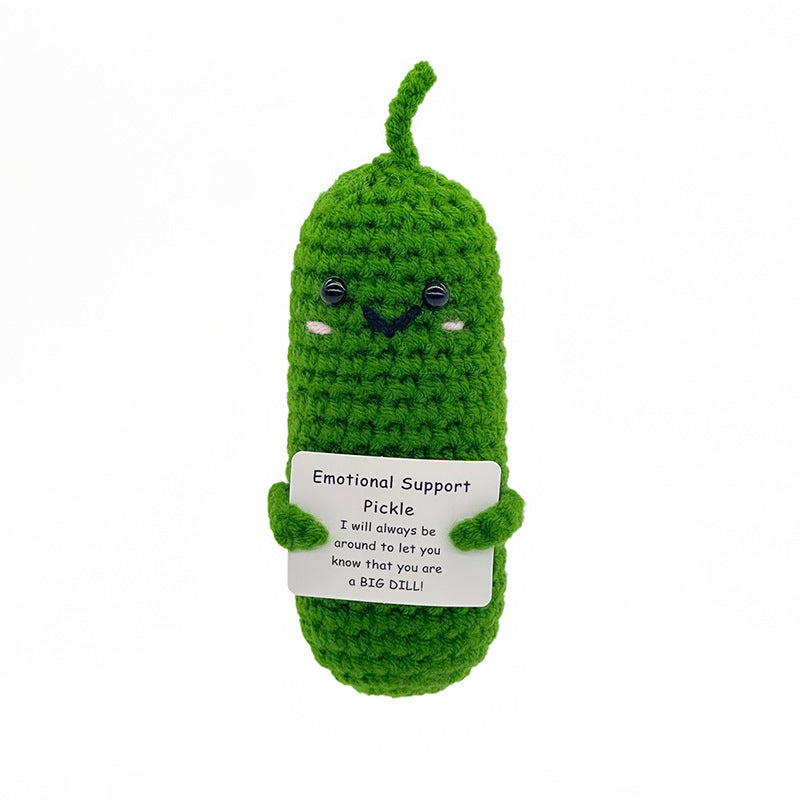 Handmade Knitted Doll Penguin Potato Turtle Dinosaur Donut Cartoon