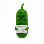 Handmade Knitted Doll Penguin Potato Turtle Dinosaur Donut Cartoon