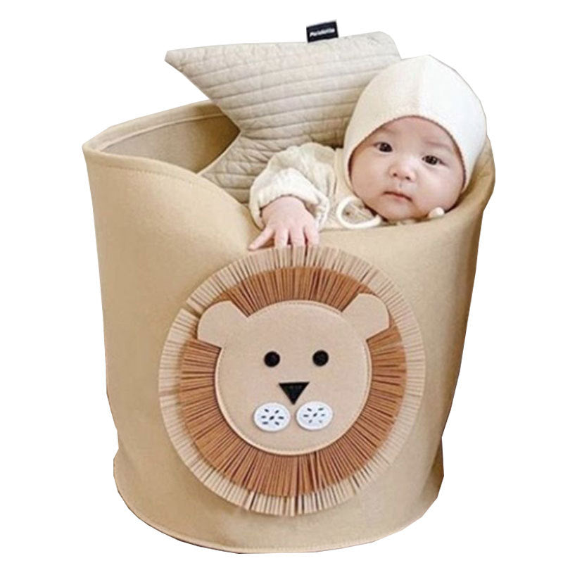 INS Cartoon Storage Basket Baby Dirty Clothes Basket Children