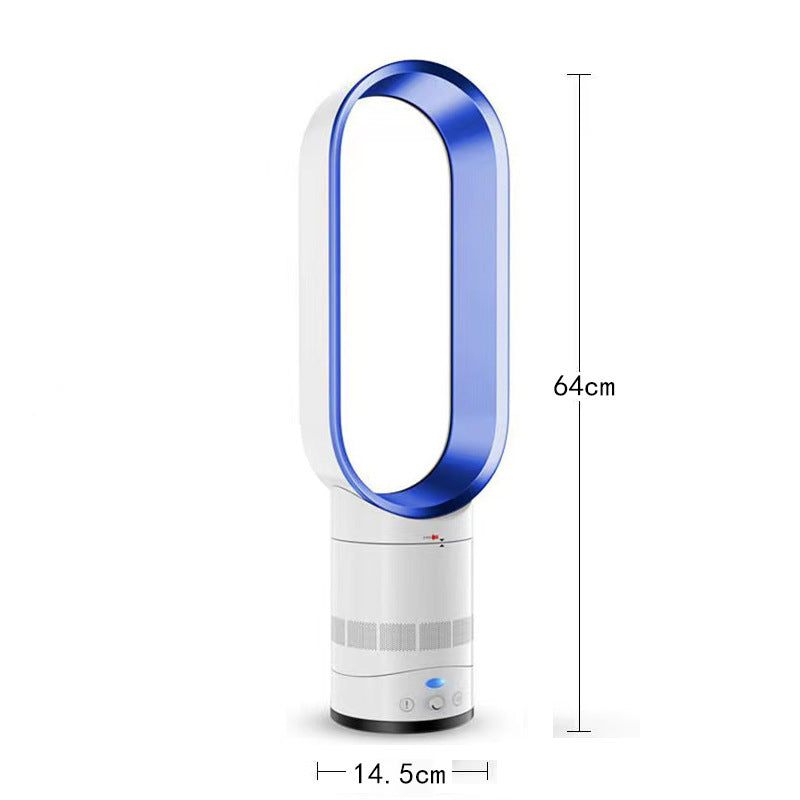 New 16" Bladeless Tower Fan with Remote, Quiet Floor Fan for Home
