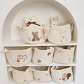 Baby Diaper Clothes Toy Organizer Bag Crib Storage Bag Multi-purpose Storage Basket