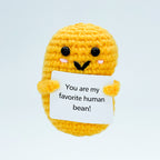 Handmade Knitted Doll Penguin Potato Turtle Dinosaur Donut Cartoon