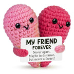 Handmade Knitted Doll Penguin Potato Turtle Dinosaur Donut Cartoon