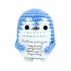 Handmade Knitted Doll Penguin Potato Turtle Dinosaur Donut Cartoon