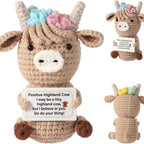 Cute Positive Emotional Penguin Doll Beer Cup Handmade Knitted Turtle