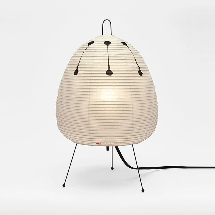 Japanese retro rice paper table lamp style wabi sabi style ins cross-border high-end atmosphere bedside table lamp