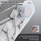 Adjustable Knob Knee Brace with Spring Support, Slim Shin Defender Basketball Knee Pads, Non-Slip Compression Sports Protector