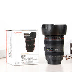 DSLR lens cup stainless steel water cup office coffee cup