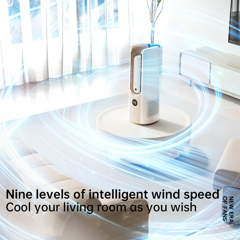 Portable Tower Fan – 6 Speeds, Mist Bladeless, for Bedroom/Living Room/Office