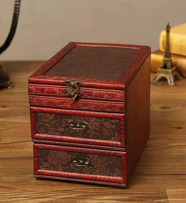 Creative ancient style wedding with lock hand jewelry necklace hairpin jewelry box