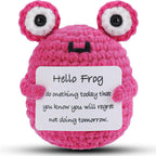 Handmade Knitted Doll Penguin Potato Turtle Dinosaur Donut Cartoon