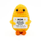 Handmade Knitted Doll Penguin Potato Turtle Dinosaur Donut Cartoon
