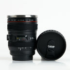 DSLR lens cup stainless steel water cup office coffee cup