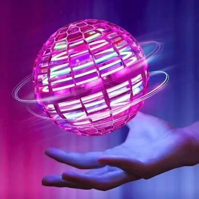 UFO intelligent sensing spinning ball magic flying ball floating ball fingertip glowing magic ball children