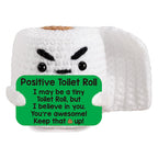 Cute Positive Emotional Penguin Doll Beer Cup Handmade Knitted Turtle