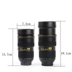 DSLR lens cup stainless steel water cup office coffee cup