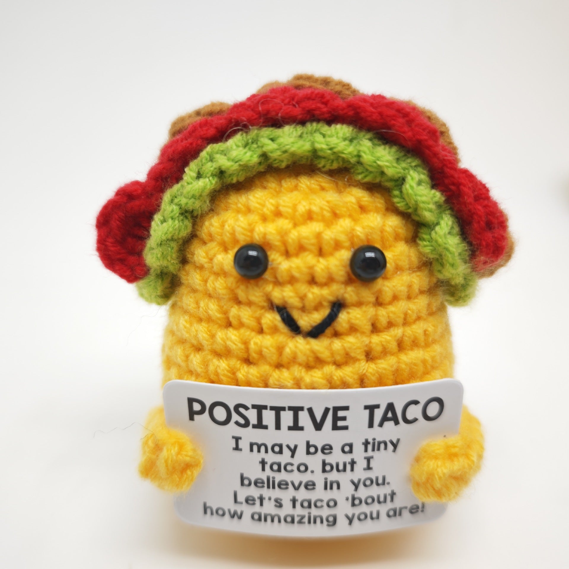 Cute Positive Emotional Penguin Doll Beer Cup Handmade Knitted Turtle