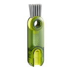 Vacuum cup brush cleaning cup, water cup mouth, milk bottle, multifunctional cleaning cup lid, tea cup, three in one gap brush t