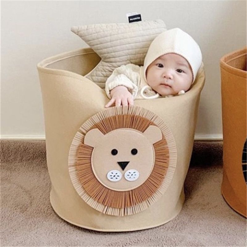 INS Cartoon Storage Basket Baby Dirty Clothes Basket Children