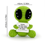 Handmade Knitted Doll Penguin Potato Turtle Dinosaur Donut Cartoon
