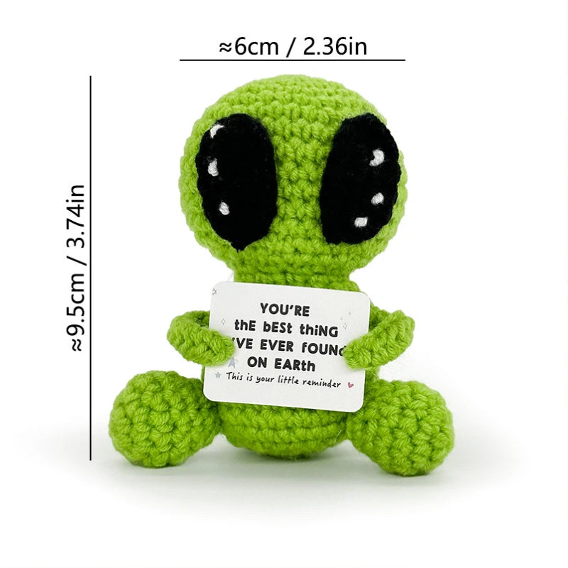 Handmade Knitted Doll Penguin Potato Turtle Dinosaur Donut Cartoon