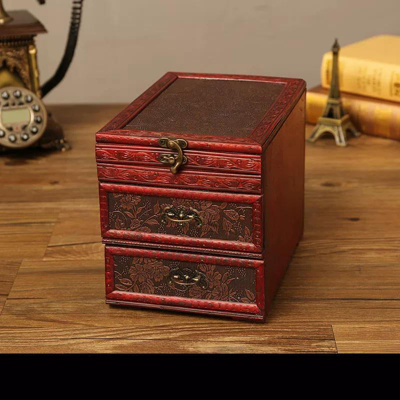 Creative ancient style wedding with lock hand jewelry necklace hairpin jewelry box
