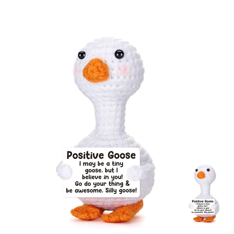 Cute Positive Emotional Penguin Doll Beer Cup Handmade Knitted Turtle