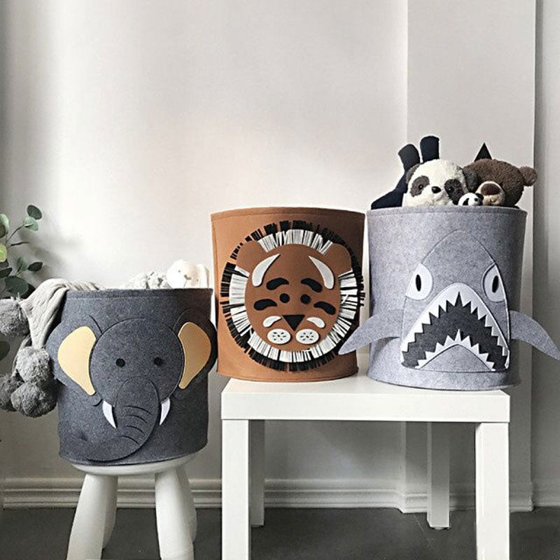 INS Cartoon Storage Basket Baby Dirty Clothes Basket Children
