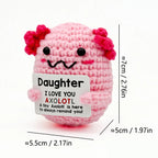 Handmade Knitted Doll Penguin Potato Turtle Dinosaur Donut Cartoon