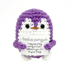 Handmade Knitted Doll Penguin Potato Turtle Dinosaur Donut Cartoon
