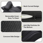 Bed Rest Pillow for Sitting Up in Bed, Couples Cuddle Pillow, Memory Foam Lumbar Support Cushion