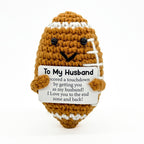 Handmade Knitted Doll Penguin Potato Turtle Dinosaur Donut Cartoon