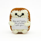 Handmade Knitted Doll Penguin Potato Turtle Dinosaur Donut Cartoon