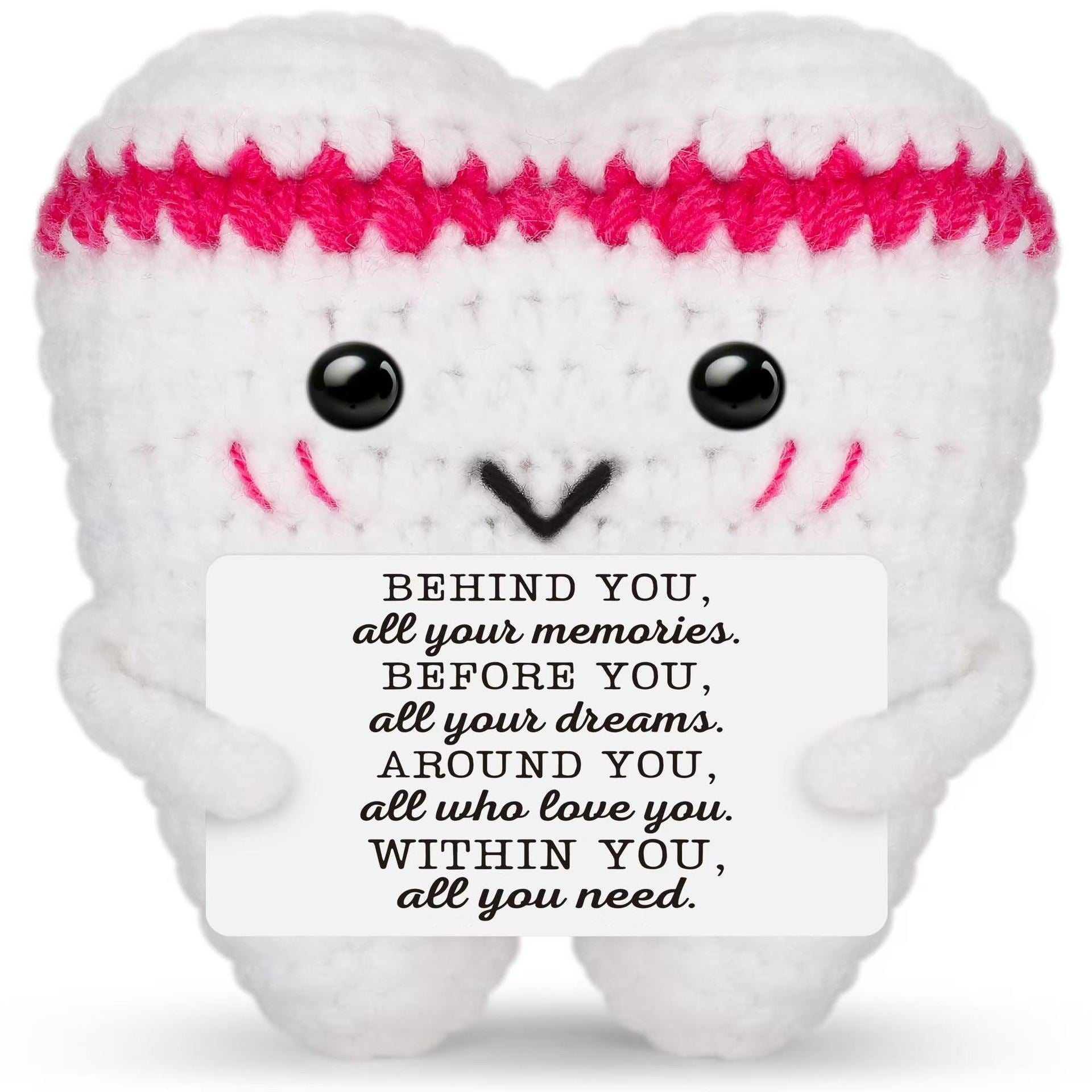 Cute Positive Emotional Penguin Doll Beer Cup Handmade Knitted Turtle