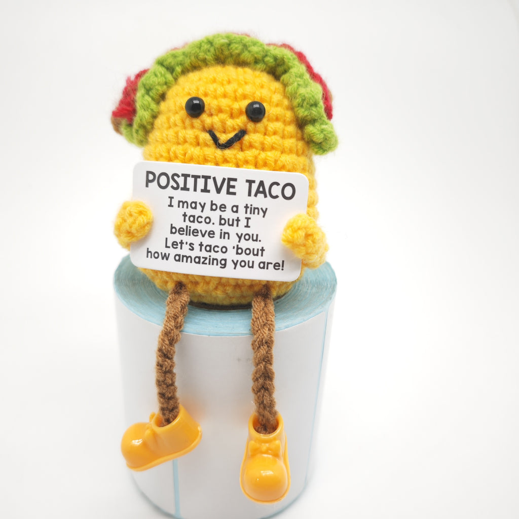 Cute Positive Emotional Penguin Doll Beer Cup Handmade Knitted Turtle
