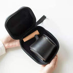 Wooden Handle Ceramic Tea Cup With Lid Filter Tea Cup Tea Water Separation Cup Flower Tea Cup Office Cup